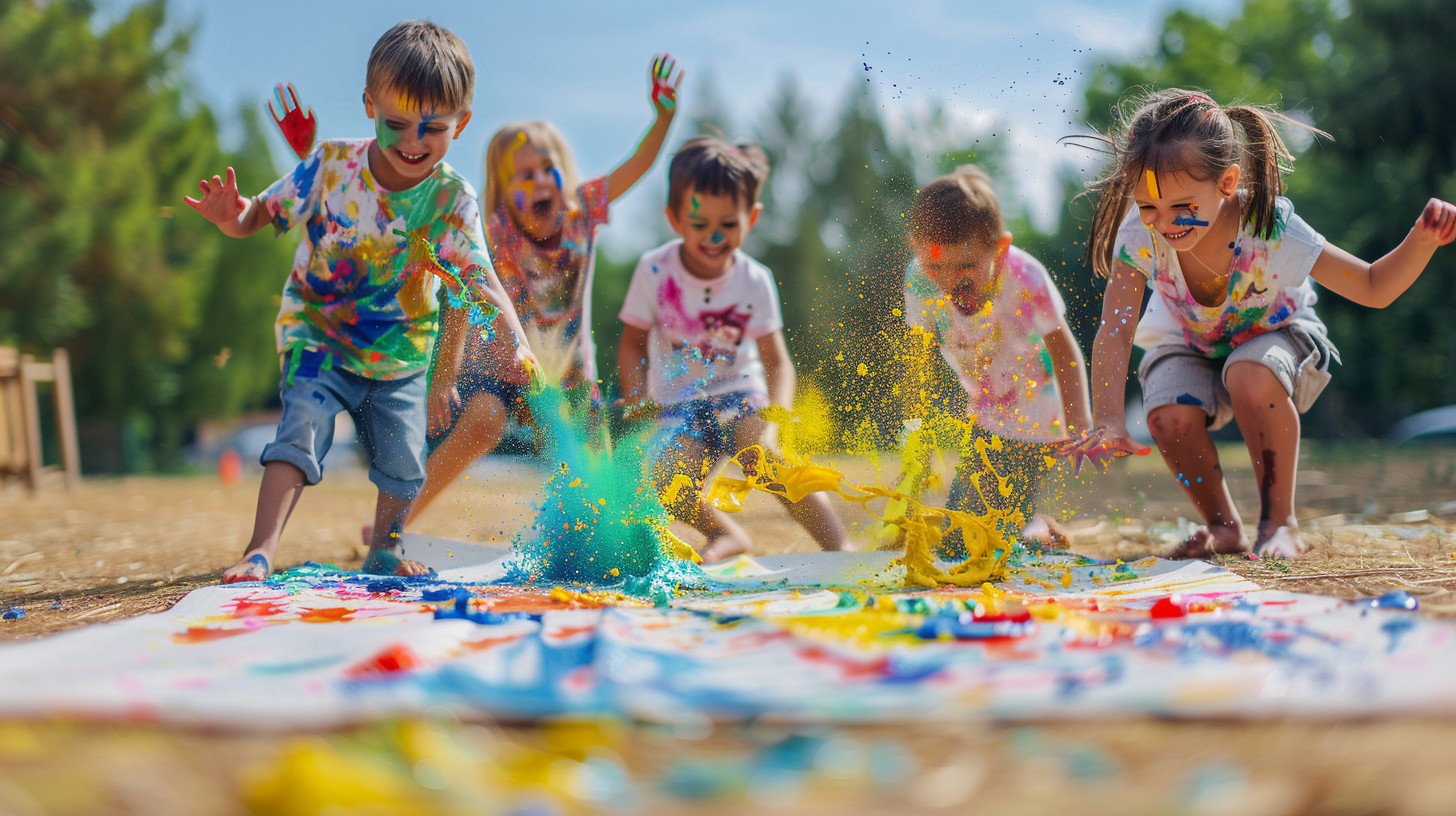 Free Joyful Color Burst Photo - Children, Fun, Paints | Download at ...