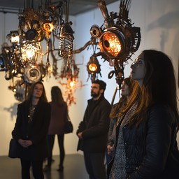 Download Artistic installation view Image - Art, Technology, Gallery ...