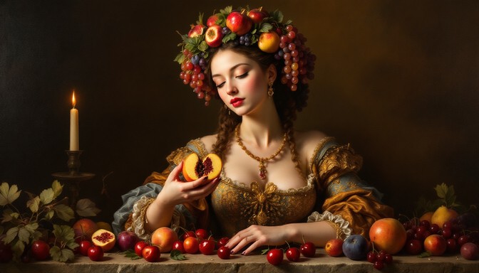 Free Renaissance Fruit Portrait Image - Fruit, Portrait, Renaissance ...