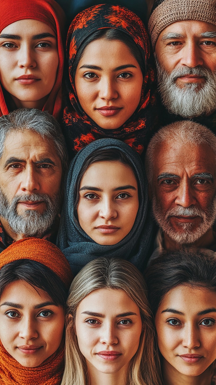 Multinational Faces Free Diverse Faces Collage Image - Diversity, Faces, Multicultural ...