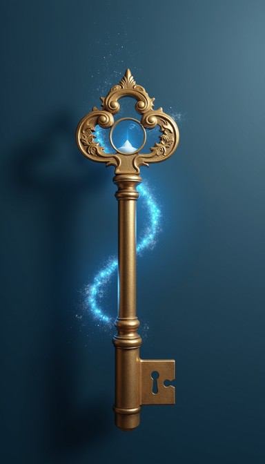 Free Mystical Time Key Image - Key, Brass, Golden | Download at StockCake