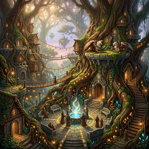 Tree Platform Civilization Free Ancient Tree Civilization Image - Fantasy, Tree, Civilization ...