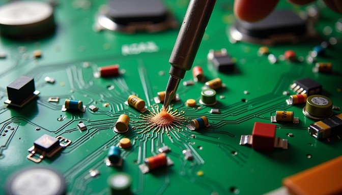 Free Circuit Board Artistry Image - Soldering, Electronics, Circuit ...