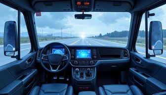 Free Modern Truck Cockpit Image - Truck, Dashboard, Blue | Download at ...