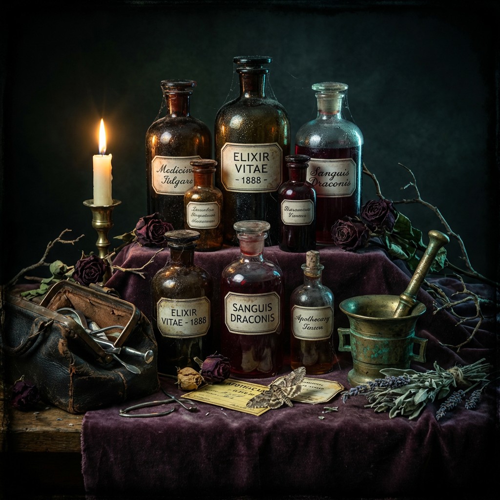 Free Victorian Apothecary Mystery Image - Apothecary, Victorian, Gothic ...