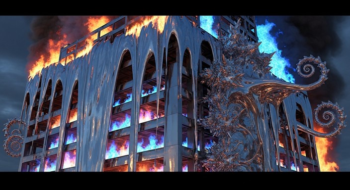 Free Supernatural Building Inferno Image | Download at StockCake