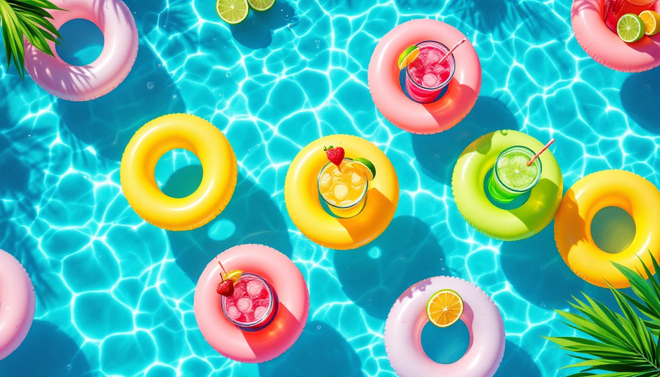 Summer Pool Rwitter Free Summer Pool Vibes Image - Pool, Summer, Tropical | Download at ...