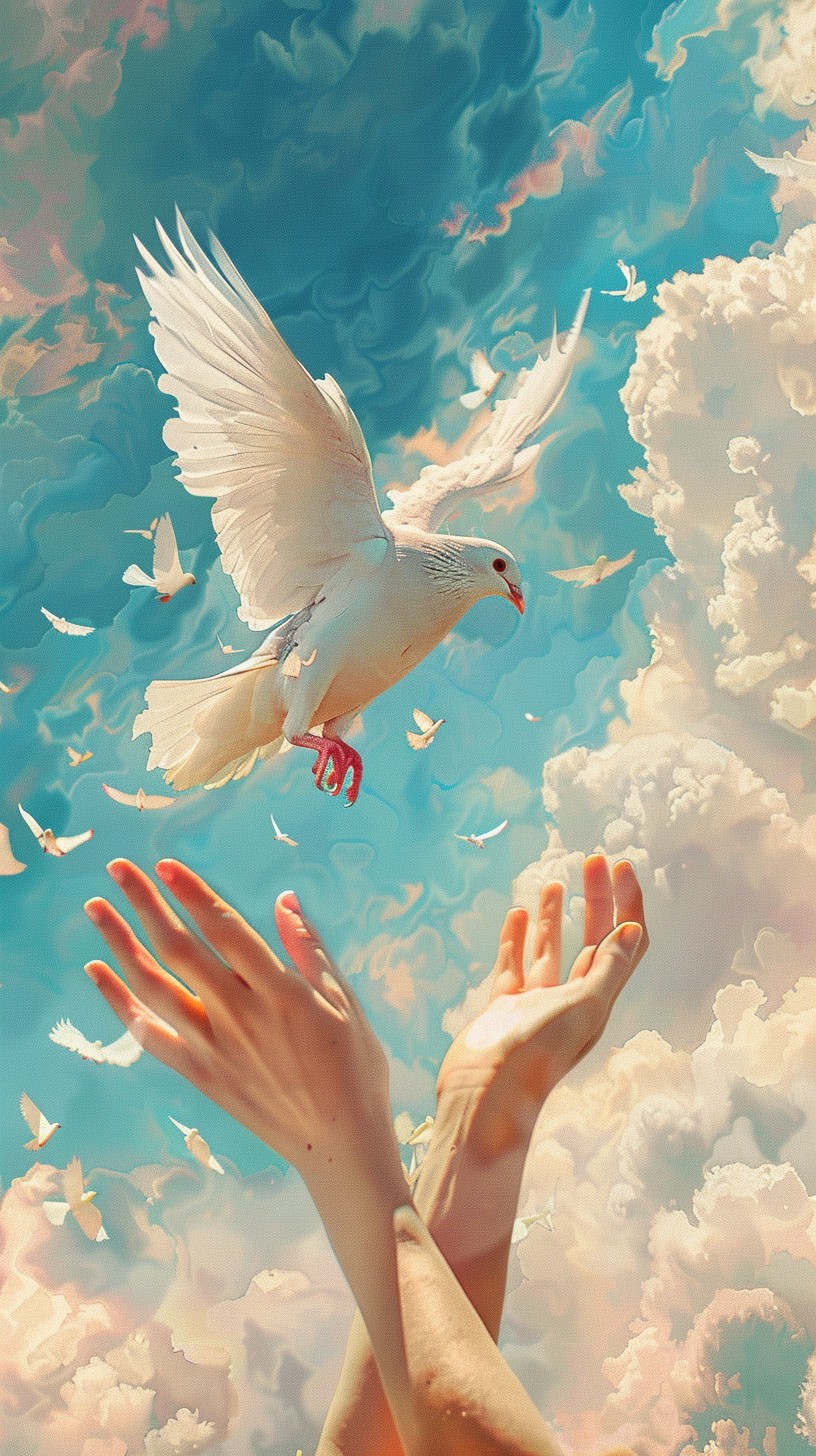 Free Dove Taking Flight Image - Dove, Freedom, Sky | Download at StockCake
