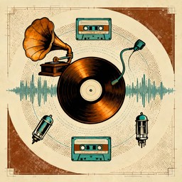 Free Audio Evolution Timeline Image - Vinyl, Gramophone, Cassette ...