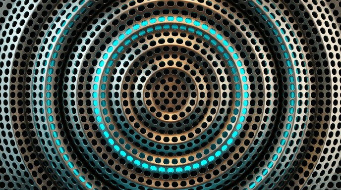 Free Geometric Speaker Texture Image - Geometric, Metallic, Pattern ...
