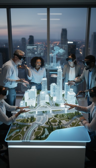 Free Virtual City Planning Image - Virtual Reality, Holographic ...