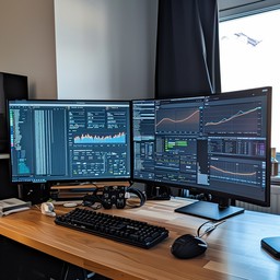 Trading Workstation Layout Design Free Trading Workstation Setup Image - Trading, Workstation, Monitors ...