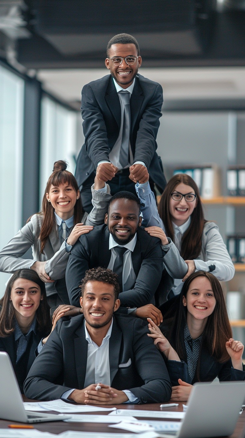 Teamwork Real Images Free Teamwork Triumphs Together Image - Teamwork, Success, Office ...