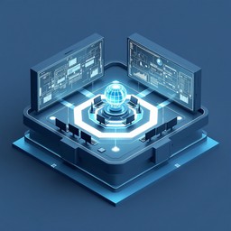 Free Digital Command Center Image - Cybersecurity, Holographic ...
