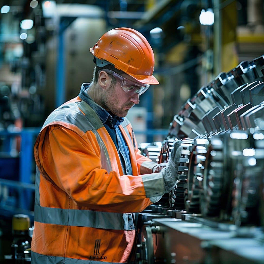 Free Focused Industrial Worker Image - Worker, Industry, Machinery ...