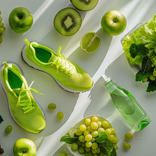 Free Healthy Lifestyle Essentials Image - Green, Healthy, Sneakers ...