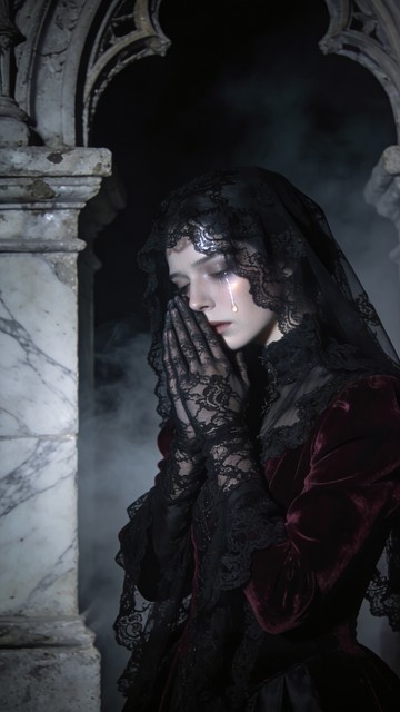 Free Gothic Mourning Beauty Image - Gothic, Victorian, Mourning ...