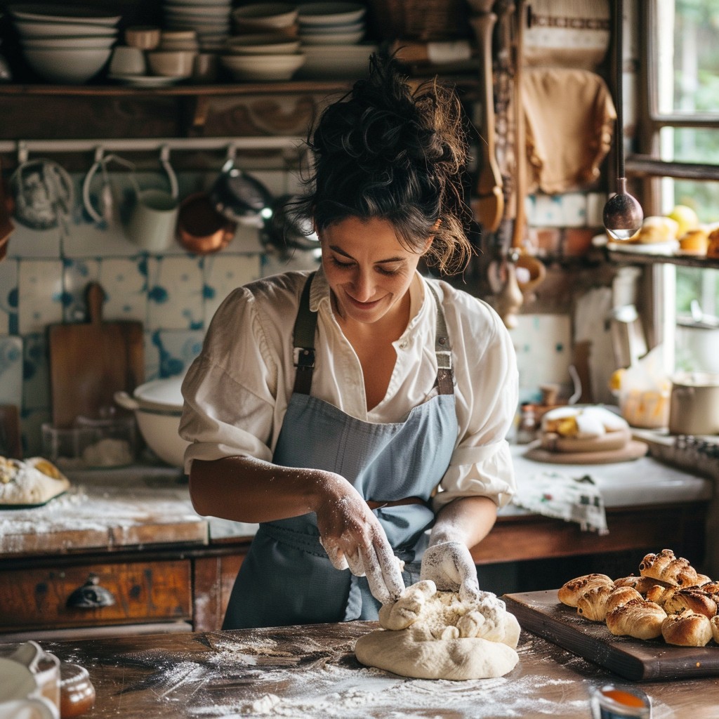 Baking Homade Images Free Baking Homemade Bread Image - Baking, Woman, Kitchen | Download at ...
