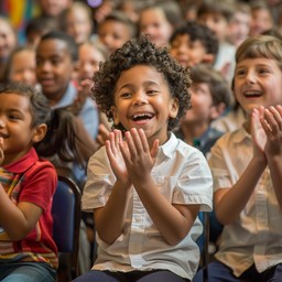 Free Joyful Classroom Clapping Image - Education, Children, Classroom ...