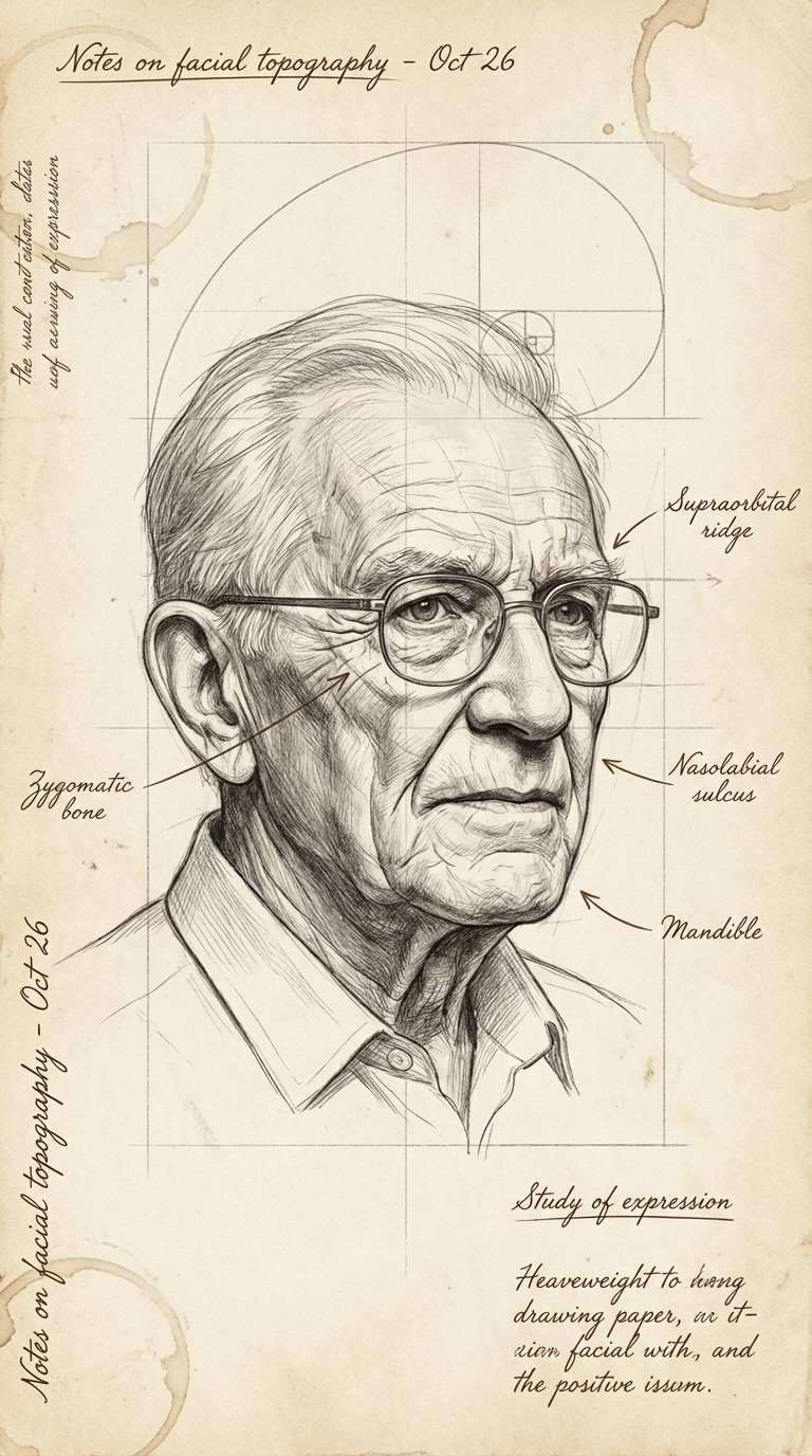 Free Academic Portrait Study Image - Portrait, Professor, Graphite ...