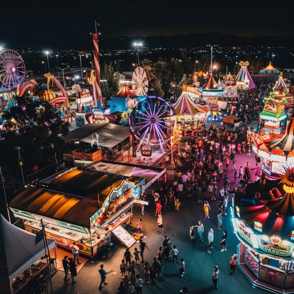 Free Vibrant Carnival Night Image - Carnival, Night, Lights | Download ...
