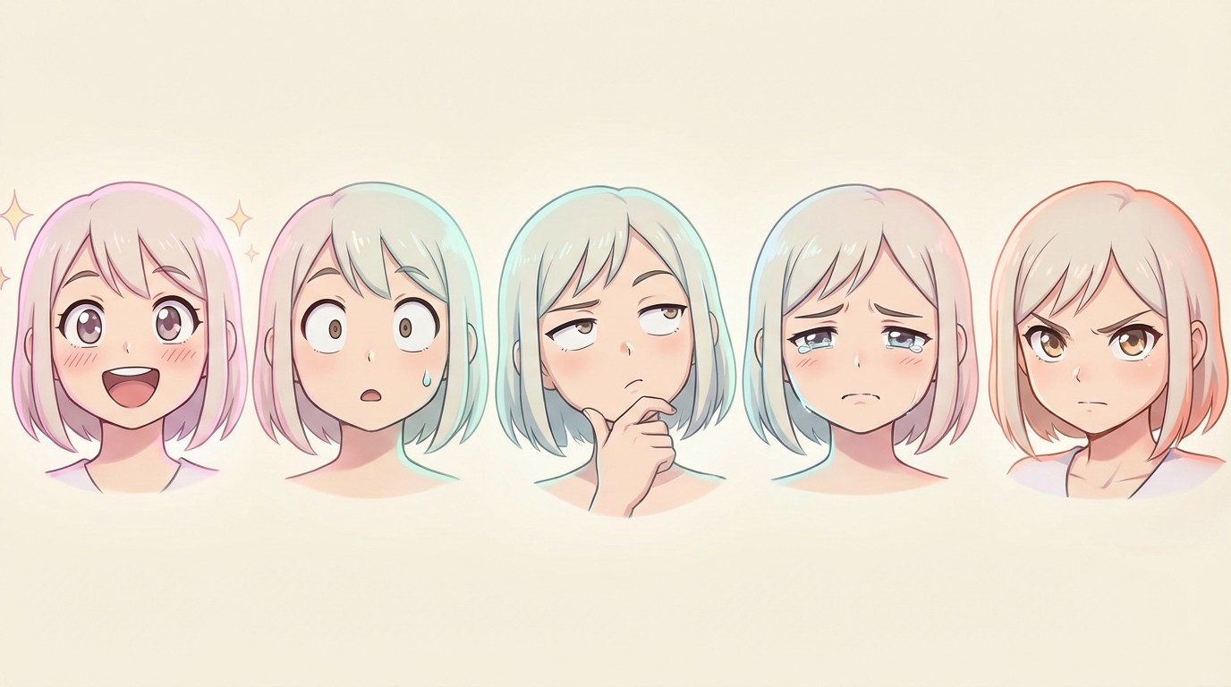 Free Anime Expression Collection Image - Anime, Expressions, Emotions ...