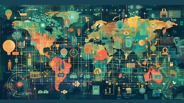 Free Global Technology Map Image - Map, Technology, Global | Download ...