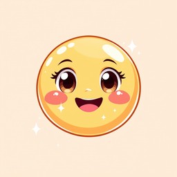 Free Kawaii Happy Emoji Image | Download at StockCake