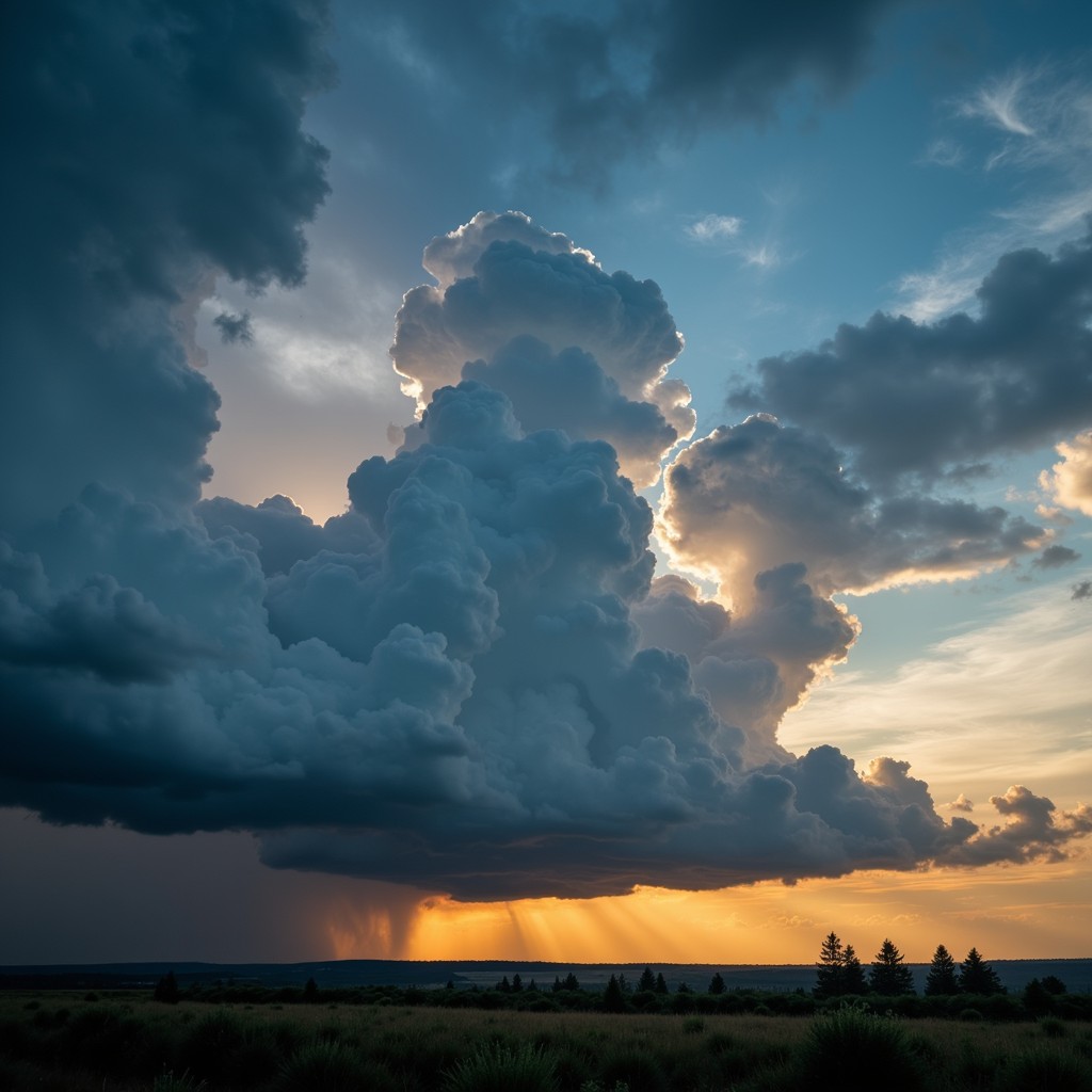 Free Storm at sunset Image - Storm, Sunset, Clouds | Download at StockCake