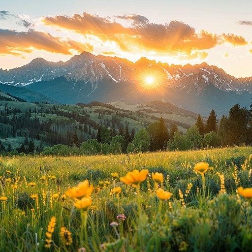 Free Sunset Flower Field Image - Sunset, Flowers, Field | Download at ...