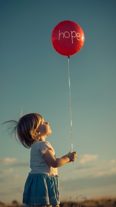 Free Child holds balloon Image - Child, Balloon, Hope | Download at ...