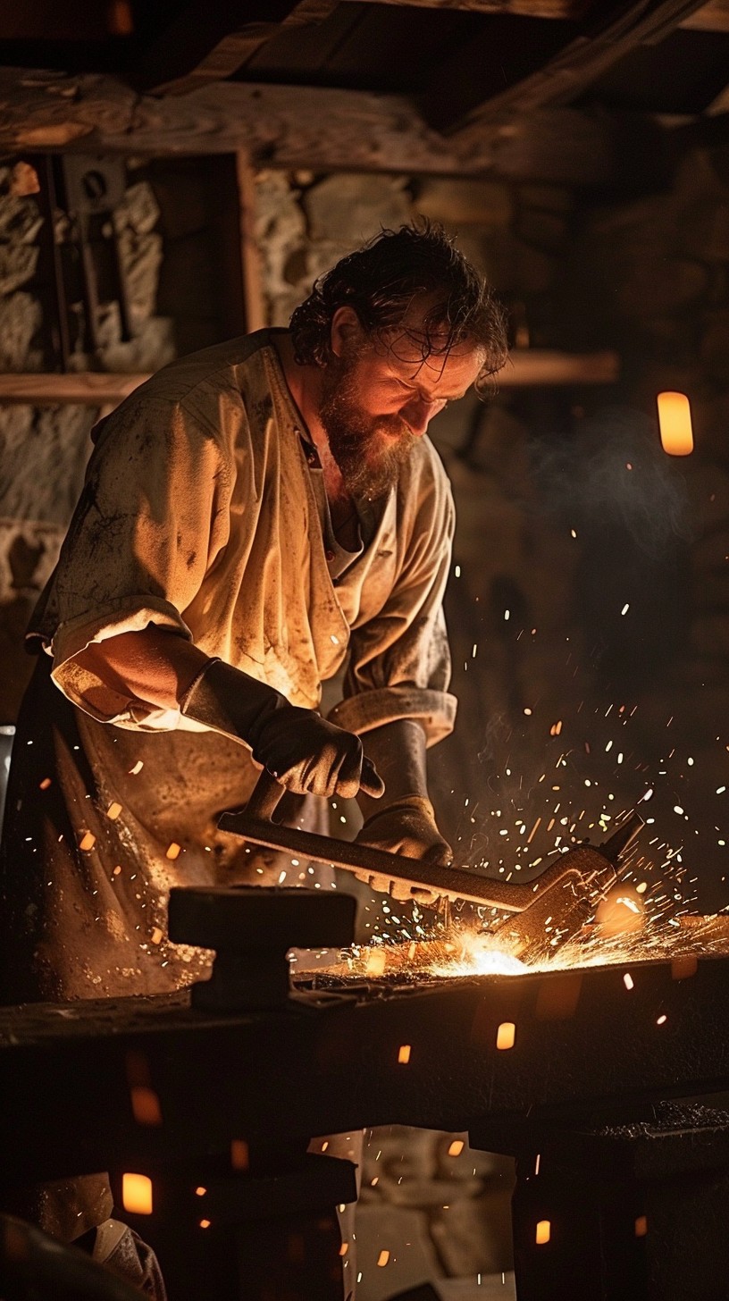 Free Blacksmith Forging Metal Image - Blacksmith, Forge, Sparks ...