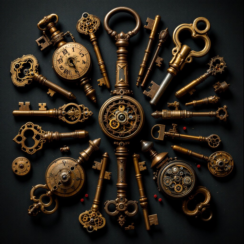 Interesting Key Collection Free Vintage Key Collection Image - Keys, Brass, Copper | Download at ...