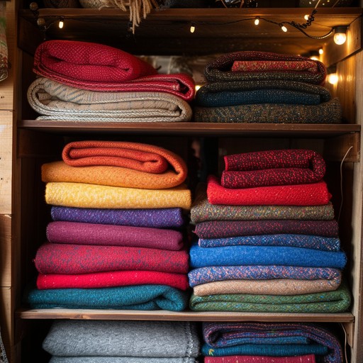 Free Colorful stacked textiles Image | Download at StockCake