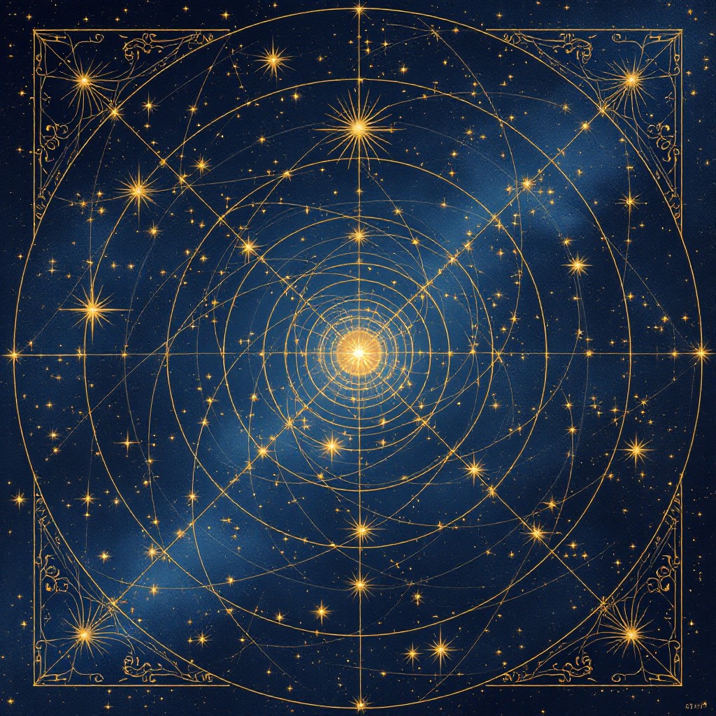 Free Celestial Sacred Geometry Image - Stars, Constellations, Cosmos ...