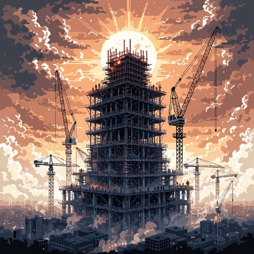 Free Tower Under Construction Image - Construction, Pixel, Tower ...