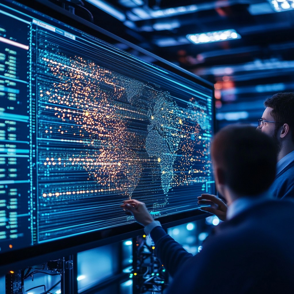 Free Analyzing network data Image - Technology, Network, Professionals ...