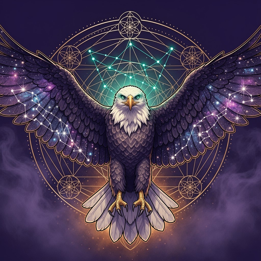 Free Cosmic Eagle Vision Image - Eagle, Mystical, Cosmic | Download at ...