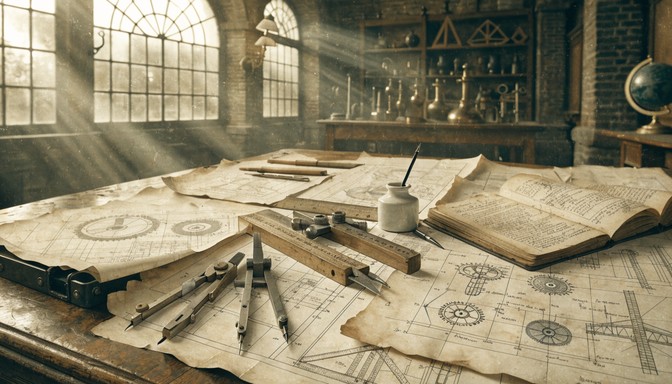 Free Vintage Engineering Tools Image - Vintage, Engineering, Compass ...
