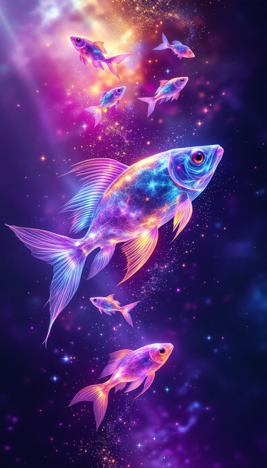 Free Cosmic Fish Ascending Image - Fish, Cosmic, Ethereal | Download at ...