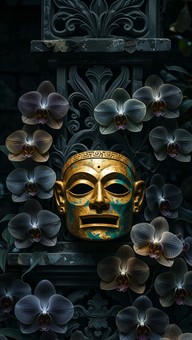 Free Ancient Golden Mask Image - Mask, Golden, Ancient | Download at ...