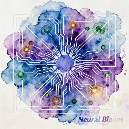 Free Neural Network Bloom Image - Watercolor, Network, Neural ...