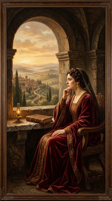 Red Renaissance Painitng Free Crimson Sunset Masterpiece Image - Sunset, Painting, Renaissance ...