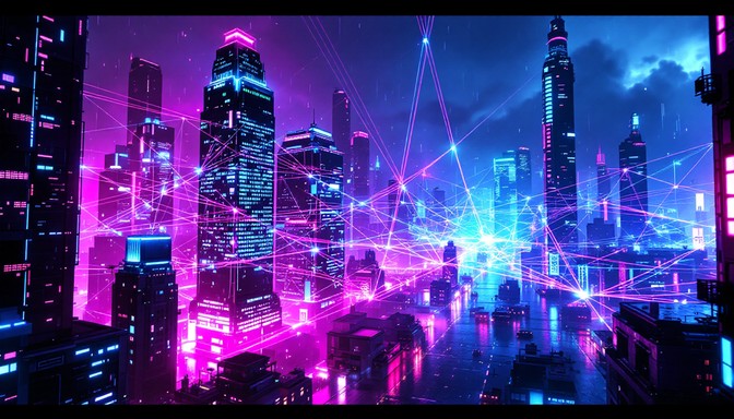Free Neon Web City Image - Cyberpunk, Neon, Futuristic | Download at ...