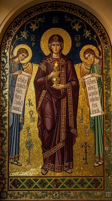 Free Byzantine Mosaic Woman Image - Byzantine, Mosaic, Woman | Download ...