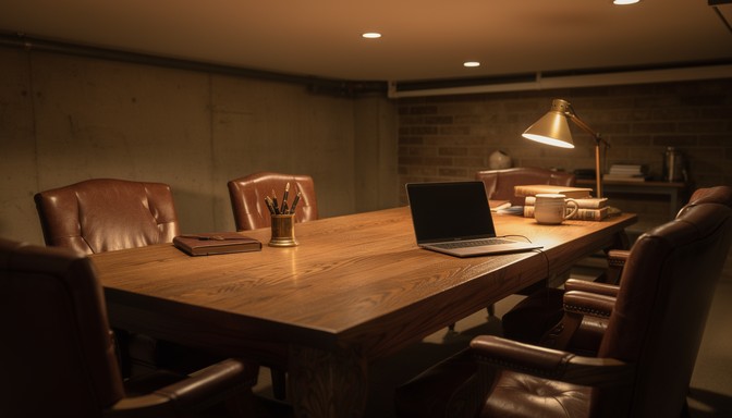 Free Basement Office Sanctuary Image - Basement, Workspace, Office ...