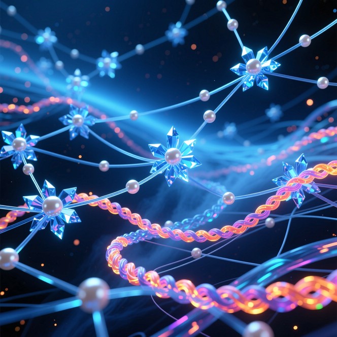 Nodes Beautiful Free Luminous Cosmic Web Image | Download at StockCake