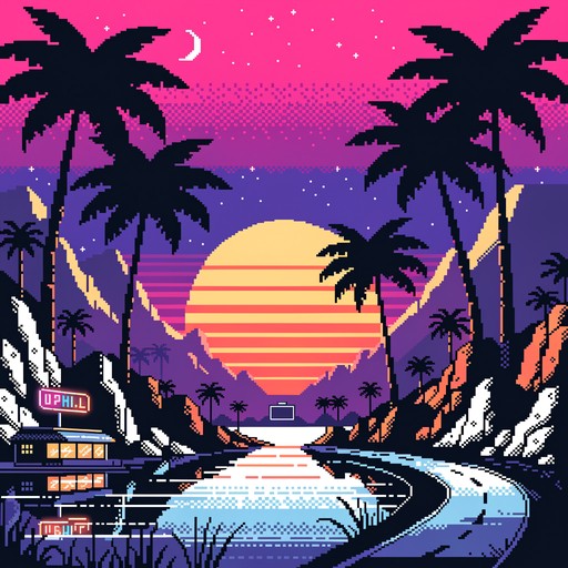 Download Sunset Pixel Getaway Stock Images for Free | StockCake