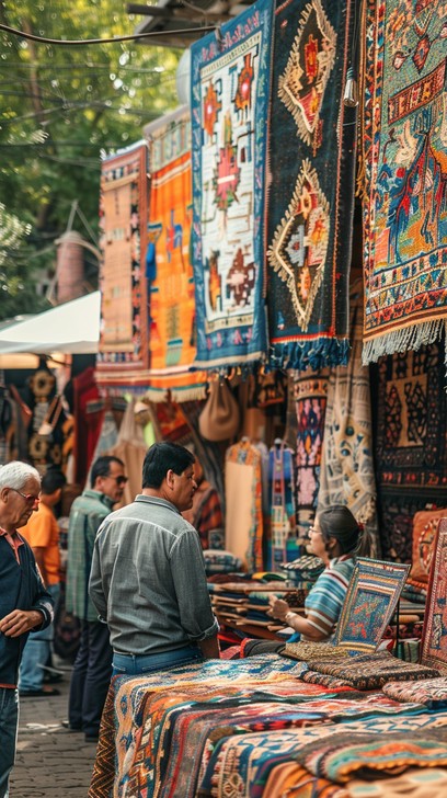 Exquisite Color Market Free Colorful Market Scene Image - Market, Textiles, Vibrant | Download ...