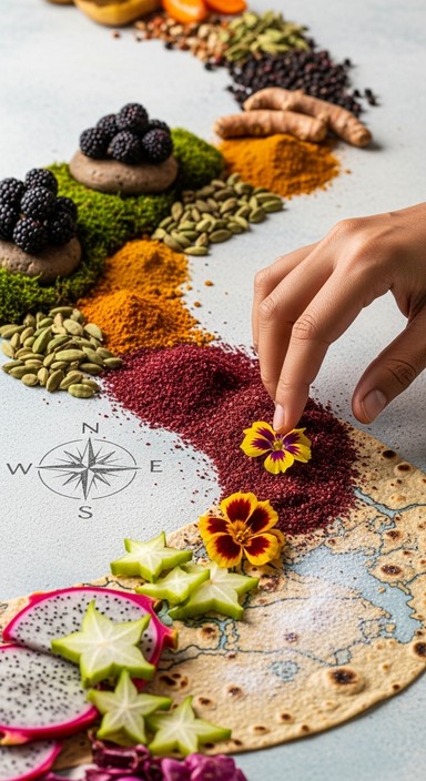 Free Culinary Adventure Map Image | Download at StockCake